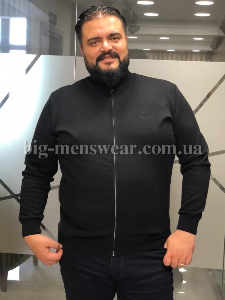 Мужской свитер на замке 